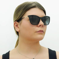 Ralph by Ralph Lauren Sunglasses RA5289 50018G Shiny Black Grey Gradient