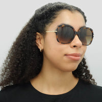 Michael Kors Sunglasses Geneva MK2149U 333313 Dark Tortoise Brown Gradient