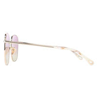 Chloe Sunglasses CH0076SK 004 Shiny Light Gold Rose Gradient