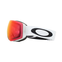 Oakley Ski Snow Goggles Flight Deck XM OO7064-24 Matt White Prizm Torch Iridium