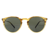 Oliver Peoples Sunglasses O'Malley OV5183S 1703P1 Canarywood Gradient G-15 Green Polarized