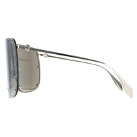 Alexander McQueen Sunglasses AM0313S 007 Silver Silver Mirror