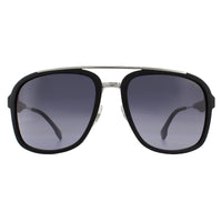 Carrera Sunglasses 133/S TI7 9O Ruthenium Matte Black Dark Grey Gradient