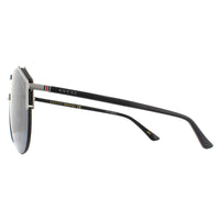 Gucci Sunglasses GG0584S 001 Ruthenium and Black Grey