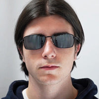 Oakley Sunglasses Square Wire OO4075-14 Tungsten Prizm Tungston Polarized