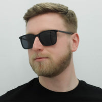 Hugo by Hugo Boss Sunglasses HG 1168/S OIT IR Black Red Gold Grey