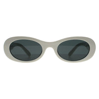 Miu Miu Sunglasses MU06ZS 1425S0 White Ivory Dark Grey