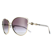 Bvlgari Sunglasses BV6168 278/8G Pale Gold Grey Gradient