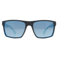 Superdry Sunglasses Kobe 105 Matte Grey Fluro Blue Blue Mirror
