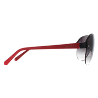 Guess Sunglasses GF0148 02B Black and Red Smoke Gradient