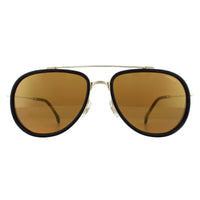 Carrera Sunglasses 166/S J5G K1 Gold Brown Gold Mirror