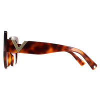 Valentino Sunglasses VA4057 50118H Light Havana Purple Gradient