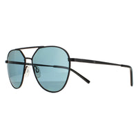 Serengeti Sunglasses Odell SS555003 Matte Black Saturn Polarized Petrol Blue