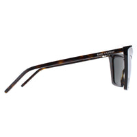 Saint Laurent Sunglasses SL 372 003 Shiny Dark Havana Solid Grey
