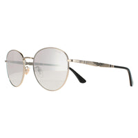 Police Sunglasses SPLE07 Origins Nineties 1 8FFX Shiny Grey Gold Smoke Silver Mirror