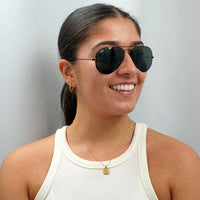 Ray-Ban Sunglasses Aviator 3025 L2823 Black Green