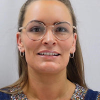 Prada Glasses Frames PR52XV 5AK1O1 Gold Women