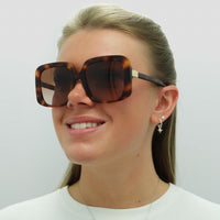 Burberry Sunglasses BE4363 331613 Light Havana Brown Gradient