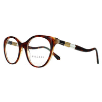 Bvlgari Glasses Frames BV4192B 5488 Havana Amber Yellow Clear Women