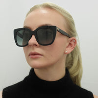 Gucci Sunglasses GG0163SN 001 Black Grey Gradient