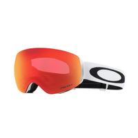 Oakley Ski Snow Goggles Flight Deck XM OO7064-24 Matt White Prizm Torch Iridium