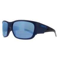 Arnette Sunglasses AN4324 Lil' Snap 276222 Matte Blue Dark Grey Mirror Water Polarized