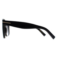 Hugo Boss Sunglasses BOSS 1731/S 807 9O Shiny Black Grey Gradient with Light Mirror