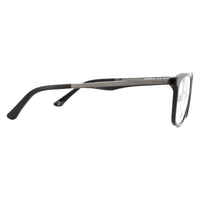 Police Glasses Frames Blackbird Ti 2 VPL684 0700 Shiny Black Men