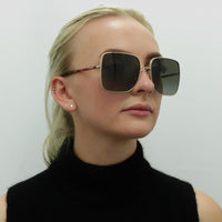 Jimmy Choo Sunglasses ALIANA/S 06J HA Gold Havana Brown Gradient