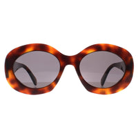 Celine Sunglasses Triomphe CL40292U 53A Blonde Havana Smoke Grey