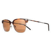 Salvatore Ferragamo Sunglasses SF227S 085 Light Ruthenium Tortoise Brown