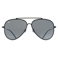 Ray-Ban Sunglasses RB0101S Aviator Reverse 002/GS Black Silver Mirror
