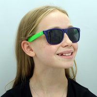 Smarty Sunglasses X2133 C Blue Neon Green Grey