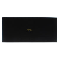 Jono Hennessey black hard glasses case with presentation box and black pouch
