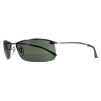 Rayban Sunglasses Top Bar 3183 Gunmetal Polarized Green 004/9A