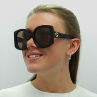 Gucci Sunglasses GG1257S 002 Dark Havana Brown