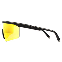 Police Sunglasses Lewis 07 SPLA28 6AAY Rubberised Black Red Mirror