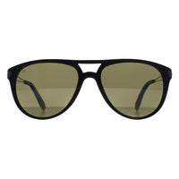 Serengeti Sunglasses Udine 7756 Shiny Black Polarized 555nm Green Photochromic