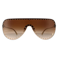 Versace Sunglasses VE2230B 125273 Pale Gold Dark Brown