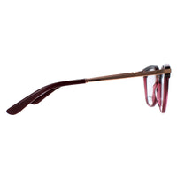 Dolce & Gabbana Glasses Frames DG3346 3247 Bordeaux Transparent Bordeaux Pink Gold Women