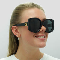 Gucci Sunglasses GG1257S 001 Black Grey