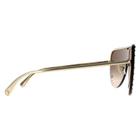 Versace Sunglasses VE2230B 125273 Pale Gold Dark Brown