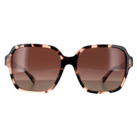 Ralph by Ralph Lauren Sunglasses RA5304U 6058T5 Shiny Pink Havana Brown Gradient Polarized