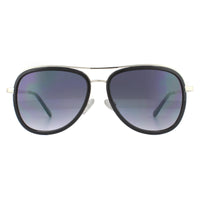 Guess Sunglasses GG1157 06B Shiny Dark Nickeltin Smoke Gradient