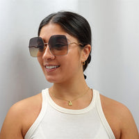 Chloe Sunglasses CH0054S 002 Beige Brown Gradient