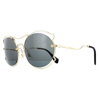 Miu Miu Sunglasses MU50SS ZVN9K1 Pale Gold Grey