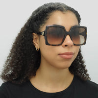 Gucci Sunglasses GG0876S 002 Dark Havana Brown Gradient