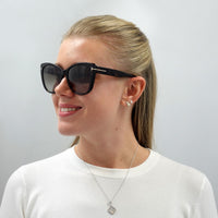 Tom Ford Sunglasses FT0937 Nora 52K Dark Havana Roviex Gradient