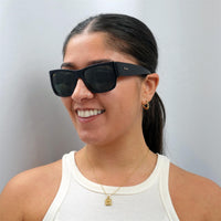 Ray-Ban Sunglasses Nomad RB2187 901/31 Shiny Black Green G-15