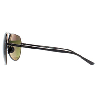 Porsche Design Sunglasses P8931 A Black Green Silver Mirror Polarized